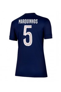 Fotbalové Dres Paris Saint-Germain Marquinhos #5 Dámské Domácí Oblečení 2025-26 Krátký Rukáv